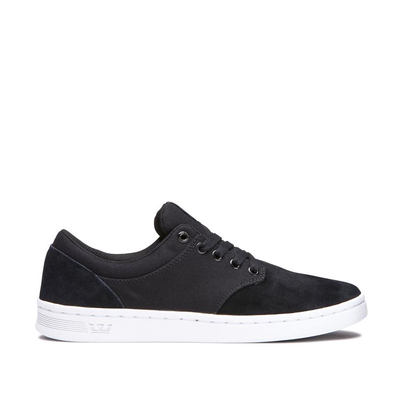 Buty Supra CHINO COURT - Sneakersy Niskie Męskie - Czarne (PSVU-30745)